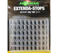 Korda Extenda Stop Medium, Multi-Pack, Durable Plastic, Hair Stops for Versatile Fishing, Adjustable Length, Resistant to Crayfish, Compatible with Various Rig Sizes, Easy to Use and Install