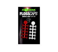Korda Floss Caps Qty 20 (Clear)