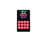 Korda Fruity Squid Pink Pop Up Boilie, Imitation Carp Hookbait | Balanced Buoyancy for Spinner Rigs, Flush-Fitting Hair Stop Cavity