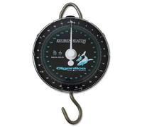 Korda Dial Scale Gigantica 120lb/4oz - High-Precision Carp Fishing Scales | Scratch-Resistant, Durable Polycarbonate | Stainless Steel Hook and Hanging Point