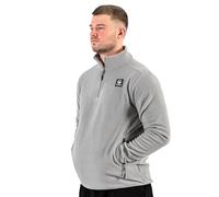 Korda Guru 1/4 Zip Fleece Grey 2XL | Match Fishing Outer Layer or Mid-layer | Warm brushed Fleece with Subtle Guru Branding | 1/4 Length Zipped Neck | 2x Zipped Hand Warmer Pockets | Code GC0006