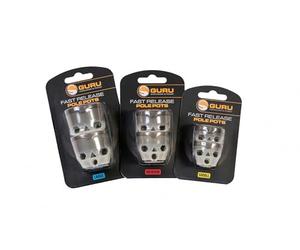 Korda Guru Fast Release Pole Pots Large | Match Fishing Pole Pots | Designed with Andy Bennett | Tapered Profile | Fast Water Fill | Tight and Precise Bait Release | Non Spook Finish | Code GFRPPL