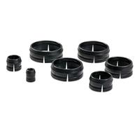 Korda Guru Nose Cone Full Pole Pack Black | Protects the Male Ends of Pole Sections | Fit all Guru Poles | No.2 Prevents Elastic Sticking to the Internal Walls of Top Kit | Code GNC005