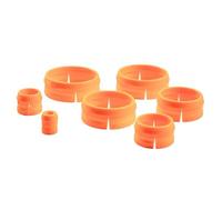 Korda Guru Nose Cone Full Pole Pack Orange | Protects the Male Ends of Pole Sections | Fit all Guru Poles | No.2 Prevents Elastic Sticking to the Internal Walls of Top Kit | Code GNC006