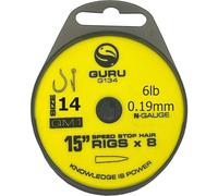 Korda Guru QM1 15" Speed Stop Hair Rig Size 14 7lb