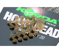 Korda Hook Bead Green Medium Pack Of 20 | Durable Carp Rig Accessory | Secure Hook Stops for Hair Rigs