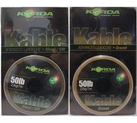 Korda Kable Leadcore 7m Spools: Gravel