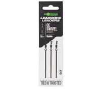 Korda Kable Leadcore Leader QC Swivel - 50cm - Gravel