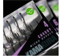 Korda Kamakura Choddy Hooks - Barbed Size 4