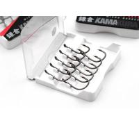 Korda Carp Hooks Kamakura Wide Gape X - Ultra-Sharp Carbon Steel, Wax-Coated Points, Barbed Size 8