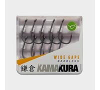 Korda Kamakura Wide Gape Barbless Size 4 - Grey, Grey