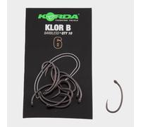 Korda Klor Barbless Hook Size 6 - Black, Black