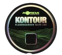 Korda Kontour Fluorocarbon Main Line, 12lb/0.33mm, 200m, Fast Sinking, Tough, Excellent Knot Strength, Ideal for Carp Fishing, Premium Quality Line for Improved Performance and Durability