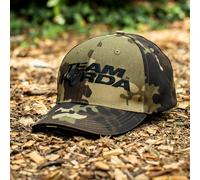 Korda TK Cap - Kamo, Digi Camo Snapback Fishing Hat with Flat Brim, Adjustable Snap Closure, Structured Crown, Sun Protection for Carp and Coarse Fishing