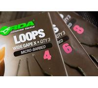 Korda Krank Loop Rigs - Size 6 Barbless 18lb