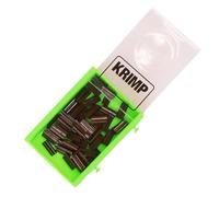 Korda Krimps 0.6mm, Double Barreled, Use with Krimp Tool, Ideal for Stiff Materials, Three Versions Available