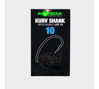 Korda Kurv Shank Barbless Hook Size 10 - Grey, Grey