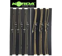 Korda Kable Leadcore Leaders - Ring Swive Weed/Silt 1m
