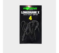 Korda Long Shank X Size 4 - Black, Black