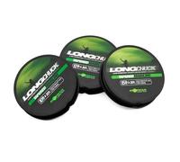 Korda LongChuck Tapered Mainline Green 12-30lb/0.30-0.47mm, Ultra-Low Stretch, High Breaking Strain, Reversible 300m Spool, Ideal for Carp Fishing, Integrated Leader for Weedy Venues