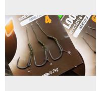 Korda Loop Rigs Wide Gape X Size 8 18Lb - Black, Black