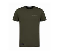 Korda - Mindset Minimal Tee | Dark Olive L - Men’s Fishing T Shirt, Premium 160GSM Cotton Blend, Durable Comfortable Lightweight Regular Fit