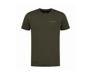 Korda - Mindset Minimal Tee | Dark Olive L - Men’s Fishing T Shirt, Premium 160GSM Cotton Blend, Durable Comfortable Lightweight Regular Fit