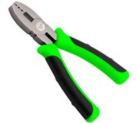 Korda Mini Krimp Tool for Carp Fishing | Stainless Steel, Rubberised Handles | XS, S, L Krimp Sizes with Line Cutter