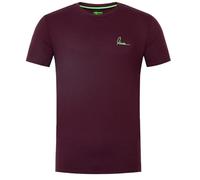 Korda Minimal Tee Burgundy T-Shirt for Fishermen, Size: M