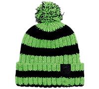 Korda Nanny Pat Hat Green/Black - Cozy Winter Fishing Beanie for Men, Warm Knit Hat with Classic Design, Comfortable Fit for Carp Fishing and Outdoors