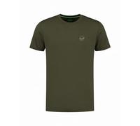 Korda - One Liner Tee | Olive XXL - Men’s Fishing T Shirt, Soft Durable Cotton Blend with Mirror Carp Graphic, Comfortable Versatile Regular Fit