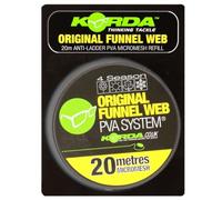 Korda Original Funnel Web 4 Season HEXMESH Refill 20m - PVA Mesh for Carp Fishing, Durable 4-Season Design, Perfect for Boilies, Pellets & Micro Baits, Fast-Melting