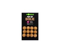 Korda Pop Up Boilie Cell, Imitation Carp Fishing Hookbaits, 12mm, Qty 12, Spinner Rig Ready, Recessed Hair Stop Cavity