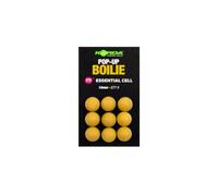 Korda Pop Up Boilie Essential Cell, Imitation Carp Fishing Hookbaits, 14mm, Qty 9, Spinner Rig Ready, Recessed Hair Stop Cavity