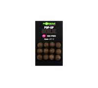 Korda Pop Up Boilie ISO Fish, Imitation Carp Fishing Hookbaits, 12mm, Qty 12, Spinner Rig Ready, Recessed Hair Stop Cavity