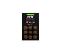 Korda Pop Up Boilie ISO Fish, Imitation Carp Fishing Hookbaits, 14mm, Qty 9, Spinner Rig Ready, Recessed Hair Stop Cavity