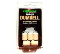 Korda Pop Up Dumbell Banoffee Flavour 16mm