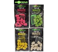 Korda - Pop Up Maize | Banoffee | Buoyant Artificial Bait | 10 Pieces with Hair Stops | Carp Fishing Hookbait