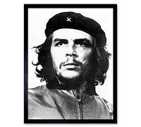 Korda Portrait Revolutionary Che Guevara Photo Art Print Framed Poster Wall Decor 12x16 inch