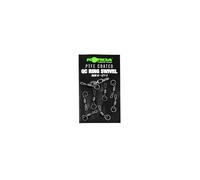 Korda PTFE QC Ring Swivel - Size 8| Quick-Change Design | PTFE Coated for Smooth Performance | Carp Fishing Essential