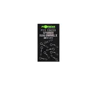 Korda PTFE Spinner Ring Swivel X, Size 11, Carp Fishing Swivels, Qty 8 | Low Friction Finish, Heavy Gauge Wire, For Krank X & Kurv X Hook Patterns