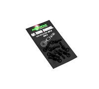 Korda Quick Change Ring Swivel Size 11 | Fishing Tackle | Quick Change Swivels for Helicopter Rigs | Non-Reflective PTFE Coating
