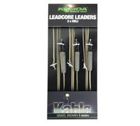 Korda Kable Leadcore Leaders – Heli Gravel Brown 1m