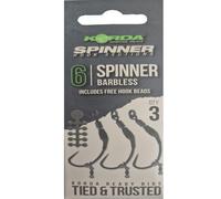 Korda Spinner Hook Sections - 6 Barbless