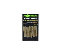 Korda Run Rig Rubbers - Weed, Anti-Tangle Carp Fishing Accessories, Buffer for Running Rigs, 10 Pack, Compatible with Size 8 Swivels and Safe Zone Leaders