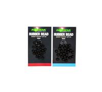 Korda Safe Zone 4mm Rubber Bead, Weed Green - Soft Rubber Beads for Carp Fishing, Helicopter Rigs, and Chod Rigs, Pack of 25 - Tapered Internal Bore for Knots Protection and Anti-Tangle Setup