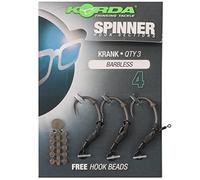 Korda Spinner Krank Rigs - Sz 4 Barbless