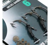 Korda Spinner Hook Sections Kurv Barbed Size 6 (3 Pack) - Grey, Grey