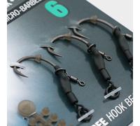 Korda Spinner Hook Sections Kurv Barbless Size 6 (3 Pack) - Grey, Grey