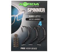 Korda Spinner Hook Sections Kurv Size 6 Micro Barbed KCR131